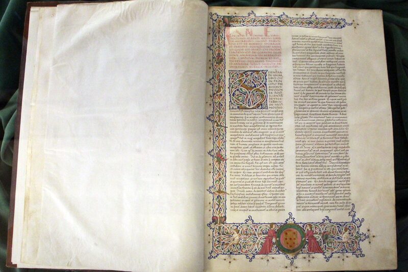 Codice quattrocentesco del De animalibus di Alberto Magno alla Biblioteca Medicea Laurenziana di Firenze (Fiesolano 67)