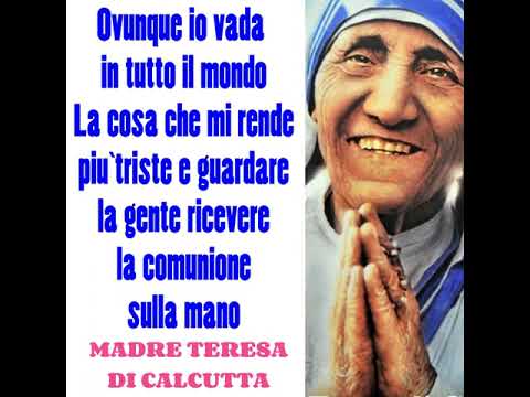 Preghiera di Comunione di Madre Teresa di Calcutta