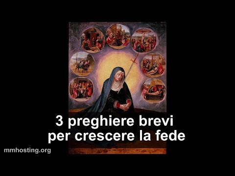 Preghiera per aumentare la fede: invocando il Signore
